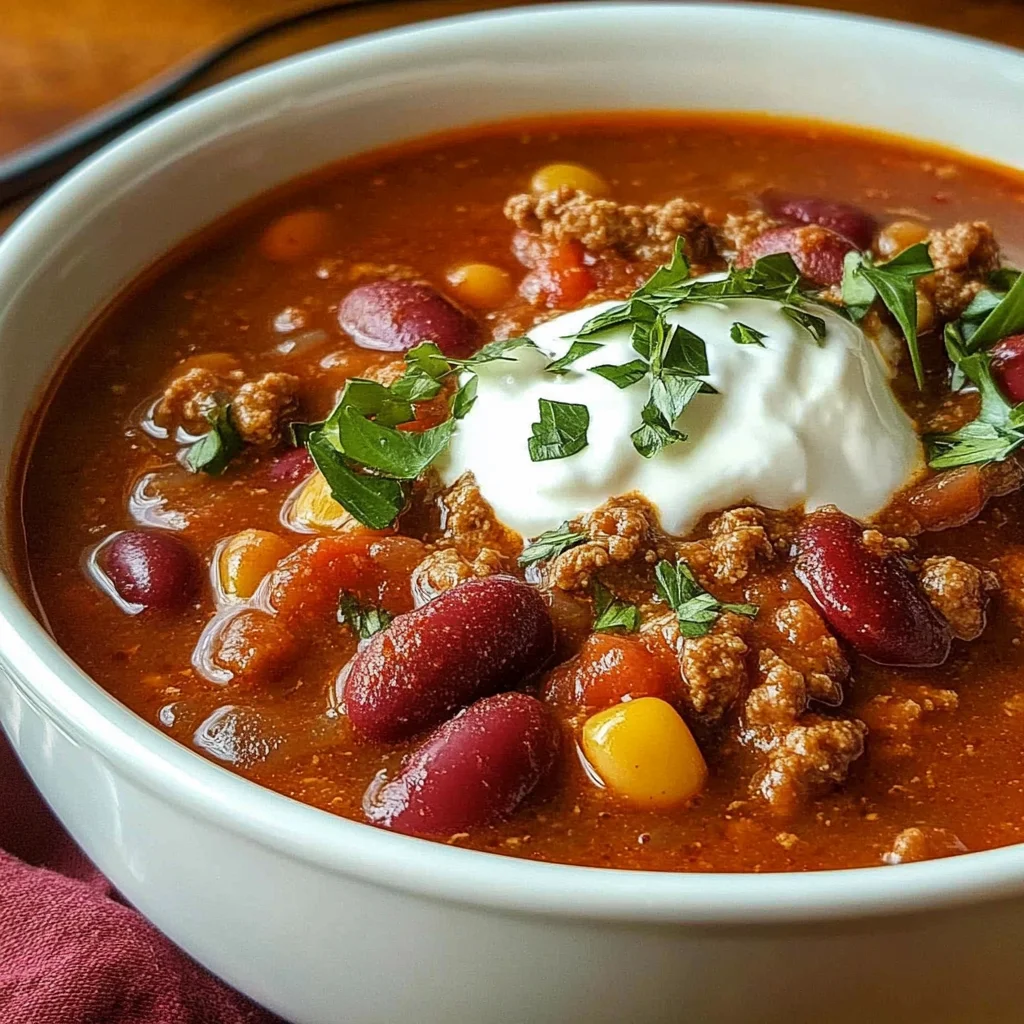 Slow Cooker Chili Recipe
