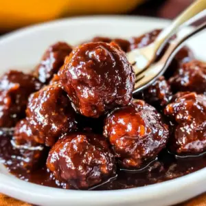 Slow Cooker Korean Meatballs