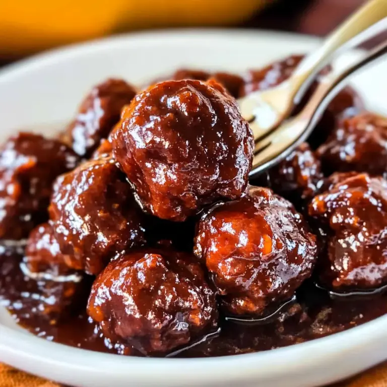 Slow Cooker Korean Meatballs