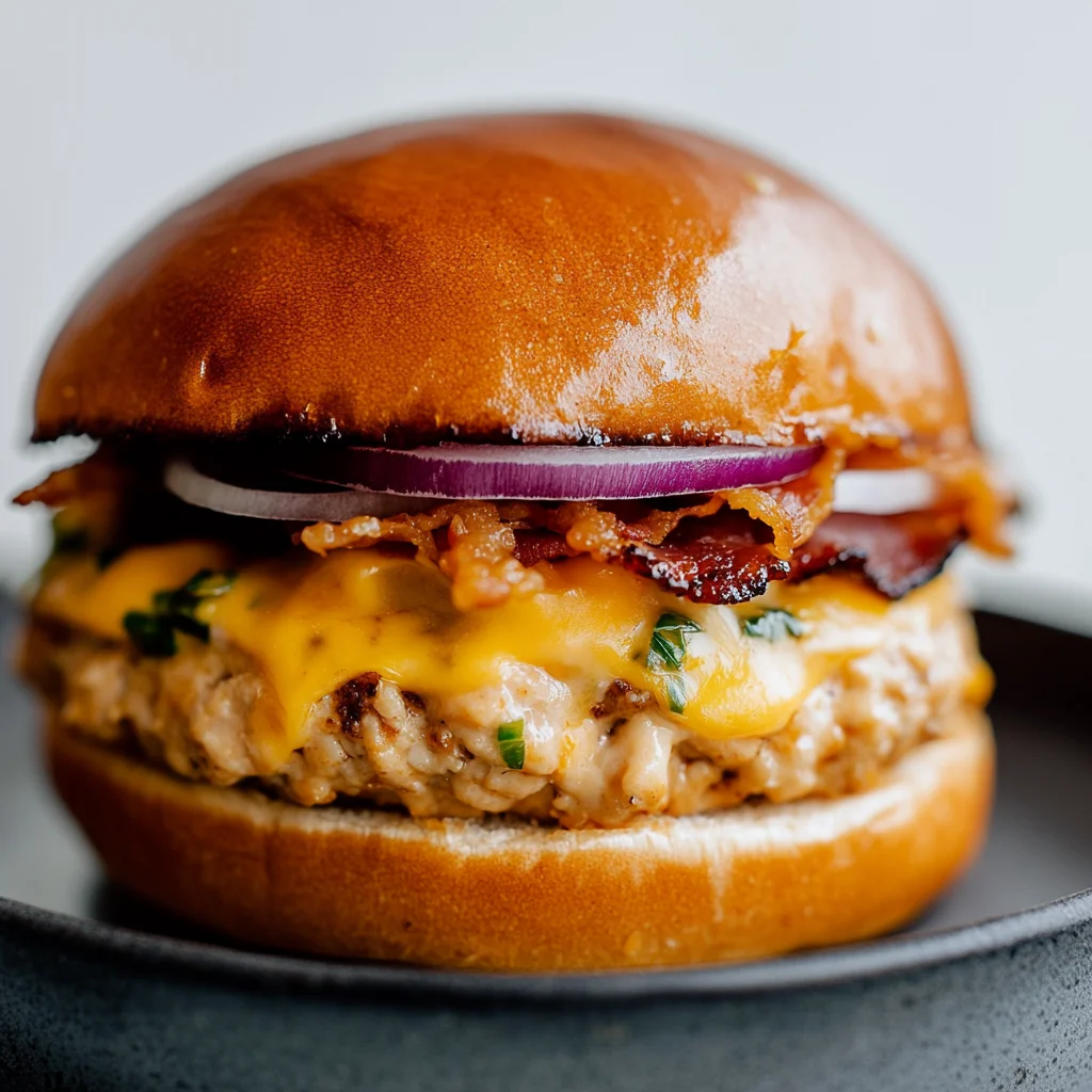 Smash Chicken Burger