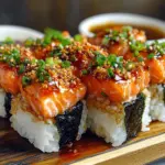 Spicy Salmon Sushi Bake Recipe