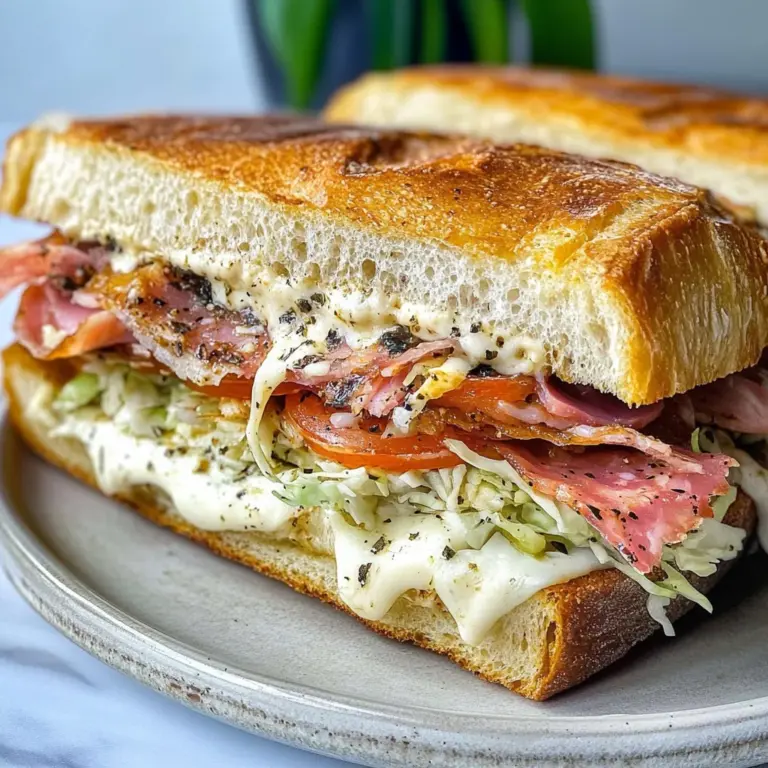 The Ultimate Gourmet Ciabatta Sandwich