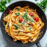 Vegan Creamy Sun Dried Tomato Pasta Recipe