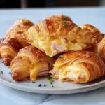 Baked Turkey and Cheese Croissant Recipe