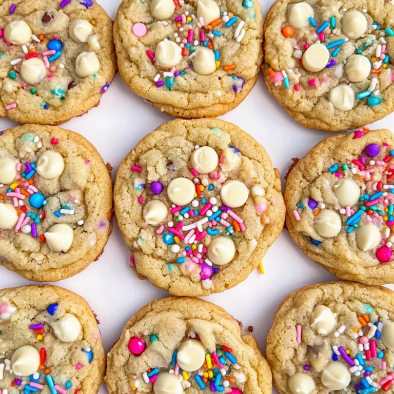 Birthday Cake Sugar Cookies