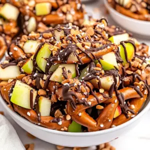 Caramel Apple Pretzel Bites