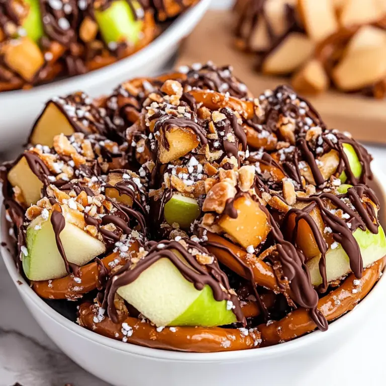 Caramel Apple Pretzel Bites