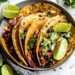 Crispy Sheet Pan Black Bean Tacos (Vegetarian)