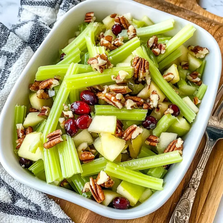 Crunchy Celery Apple Salad Recipe