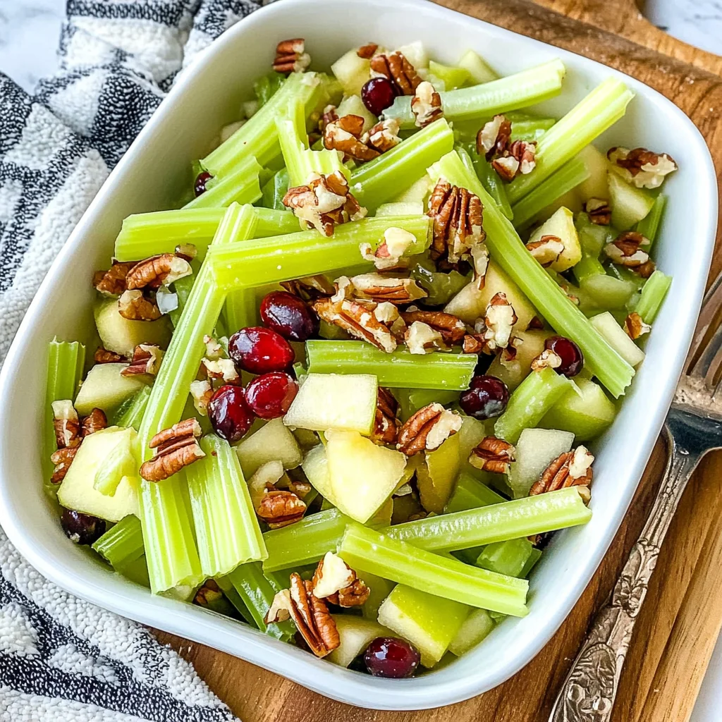 Crunchy Celery Apple Salad Recipe