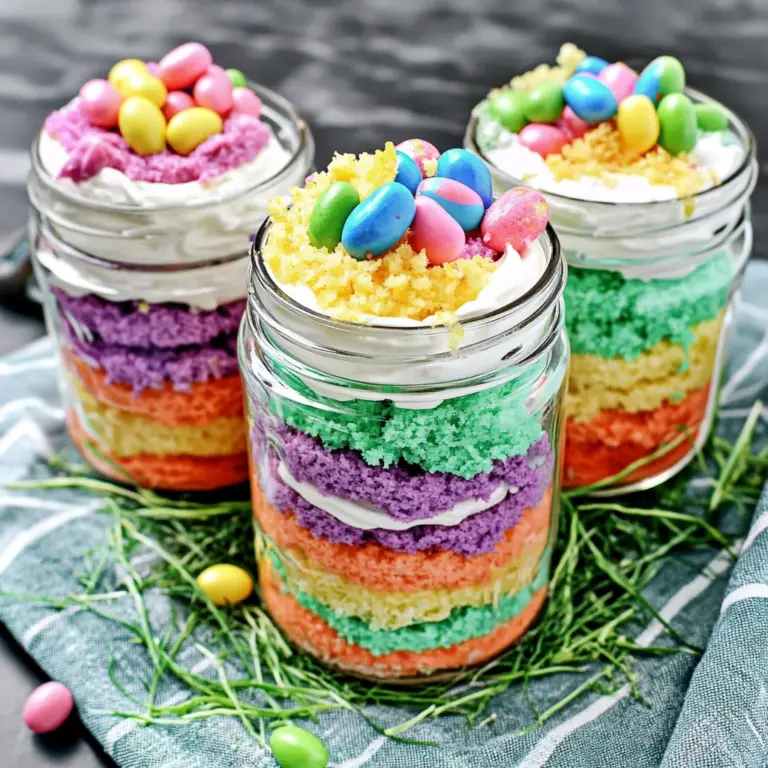 Easter Cake in a Jar