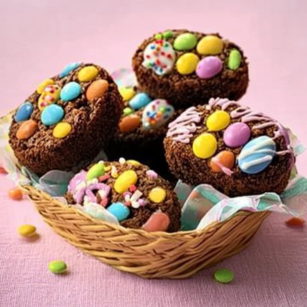 Easter Egg Brownies
