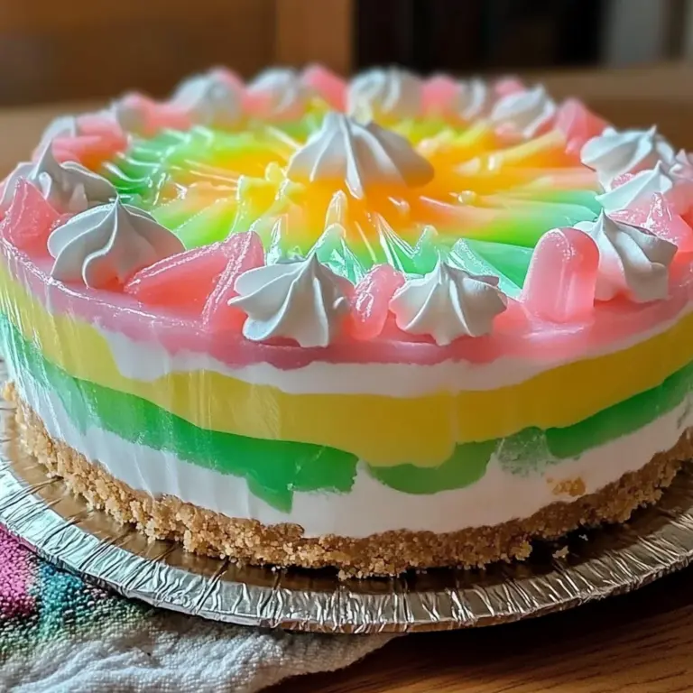 Easter No Bake Jello Pie