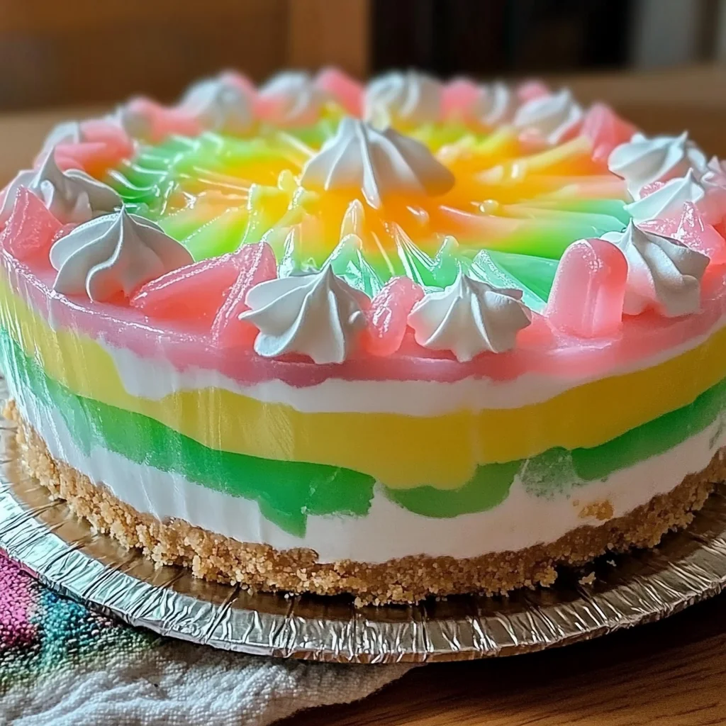 Easter No Bake Jello Pie