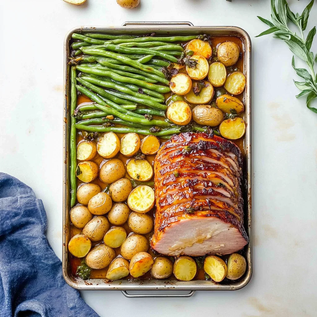 Easy Easter Dinner on a Sheet Pan
