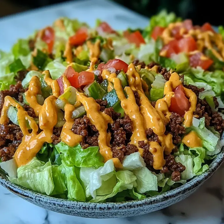 Flavorful Special Sauce Big Mac Salad