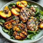 Grilled Honey Mustard Chicken with Peach Salad: An Amazing Ultimate Recipe