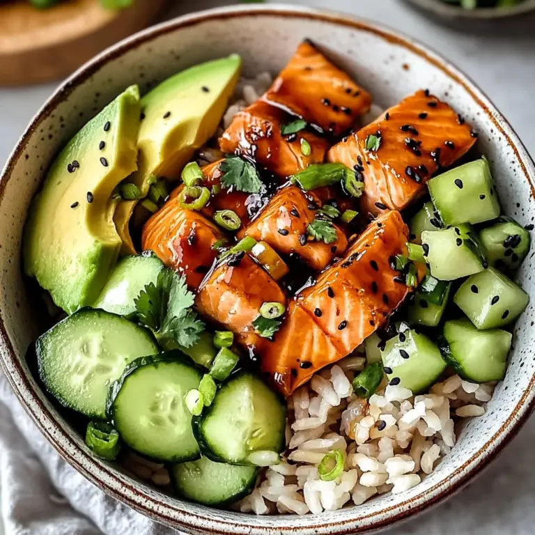Honey Glazed Salmon Bowl: Quick, Healthy & Delicious Dinner