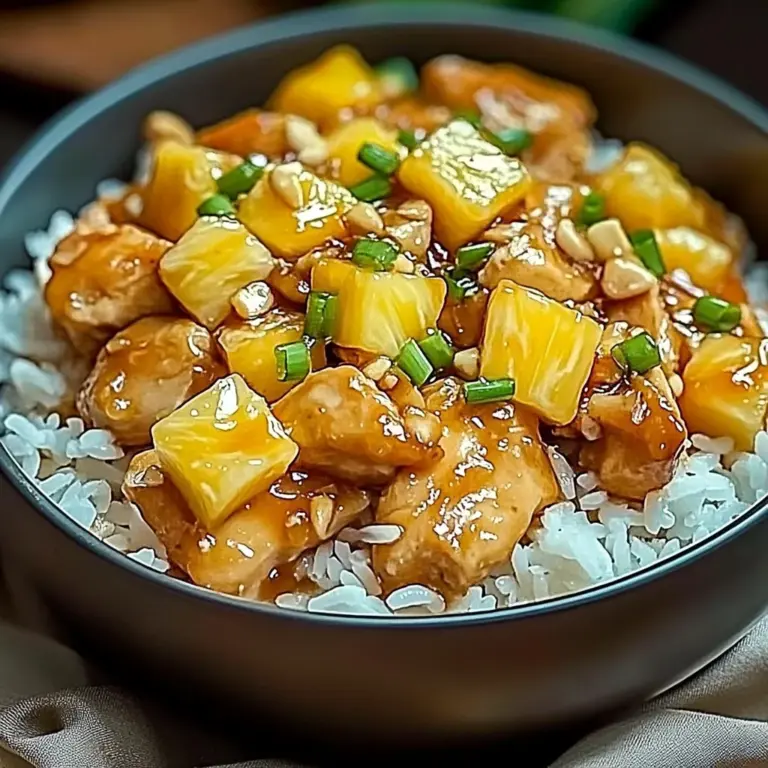 Irresistible Pineapple Chicken and Rice