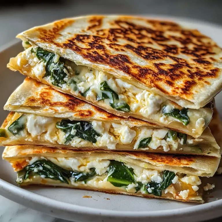 Mediterranean Quesadilla Recipe Spinach Feta Mozzarella