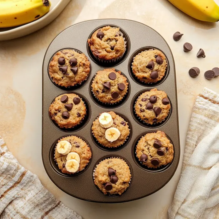 Mini Banana Muffins Recipe