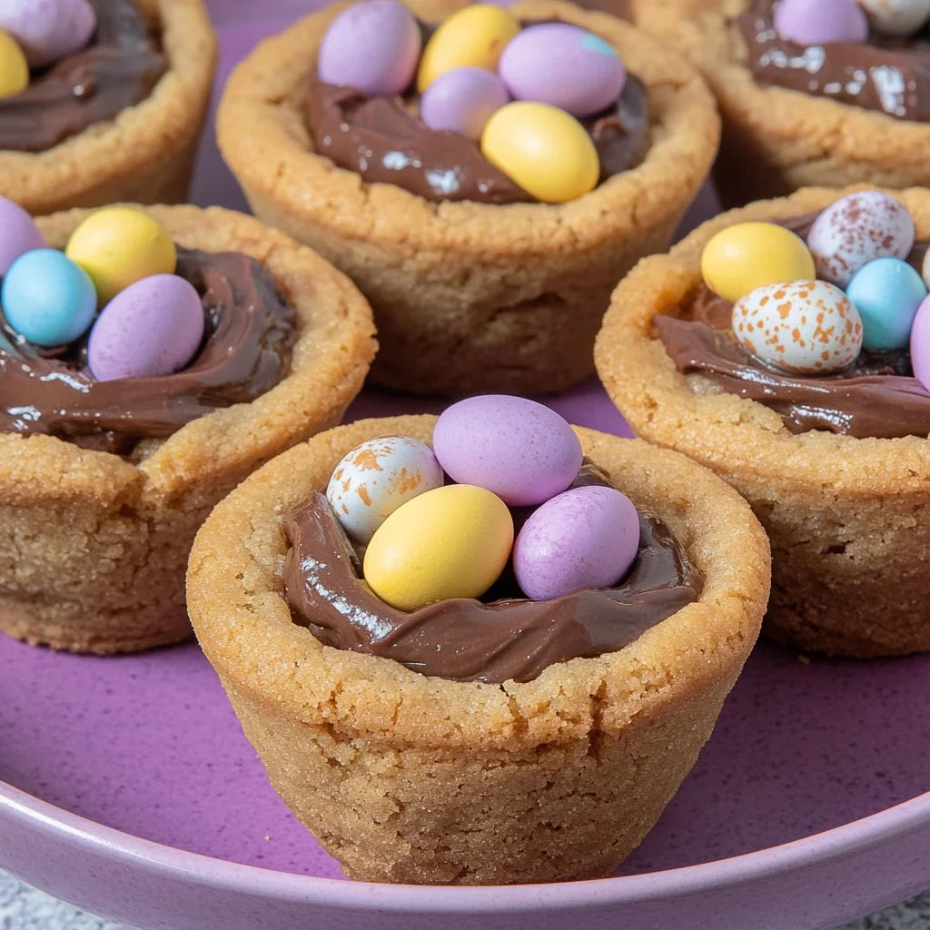 Mini Egg Cookie Cups