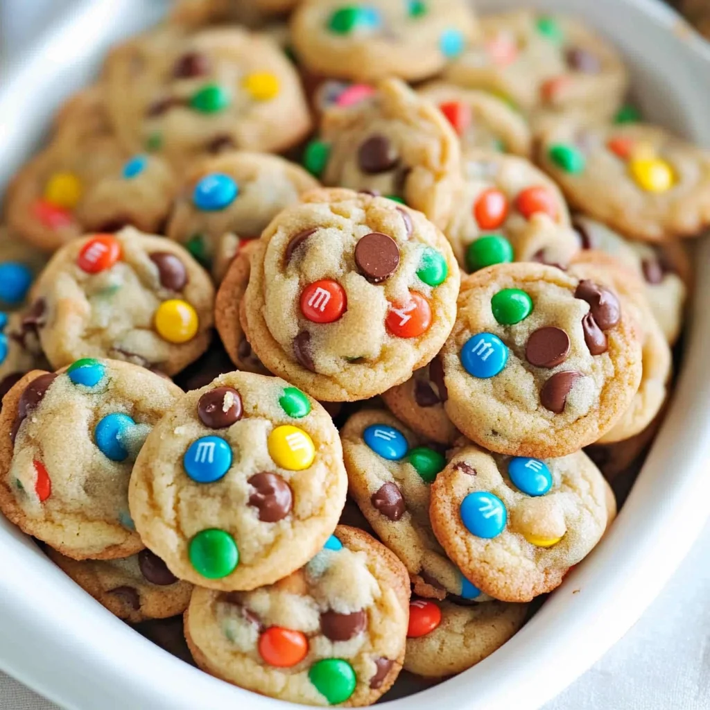 Mini M&M Cookies (Itty Bitty!)