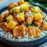 Pineapple Chicken and Rice: Quick Tropical Delight for Dinner