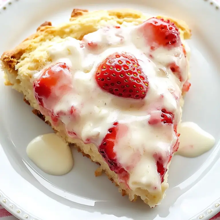 Strawberries and Cream Scones