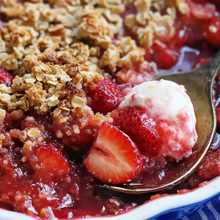 Strawberry Crisp Recipe