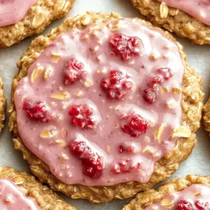 Strawberry Iced Oatmeal Cookies: Your New Summer Obsession
