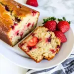 Strawberry Quick Bread with Fresh Berries