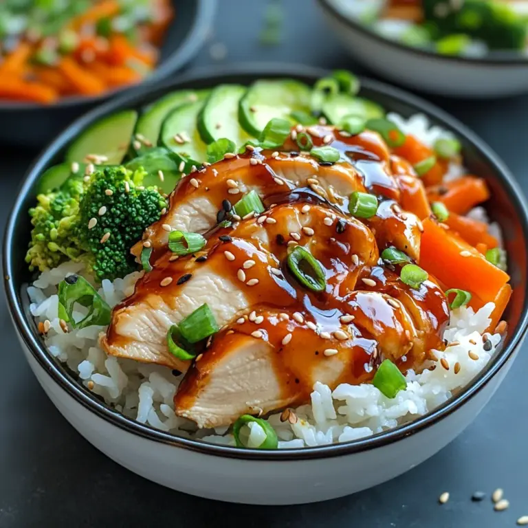 Teriyaki Chicken Rice Bowl (amazing Recipe)
