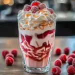 Vanilla Raspberry Iced Latte
