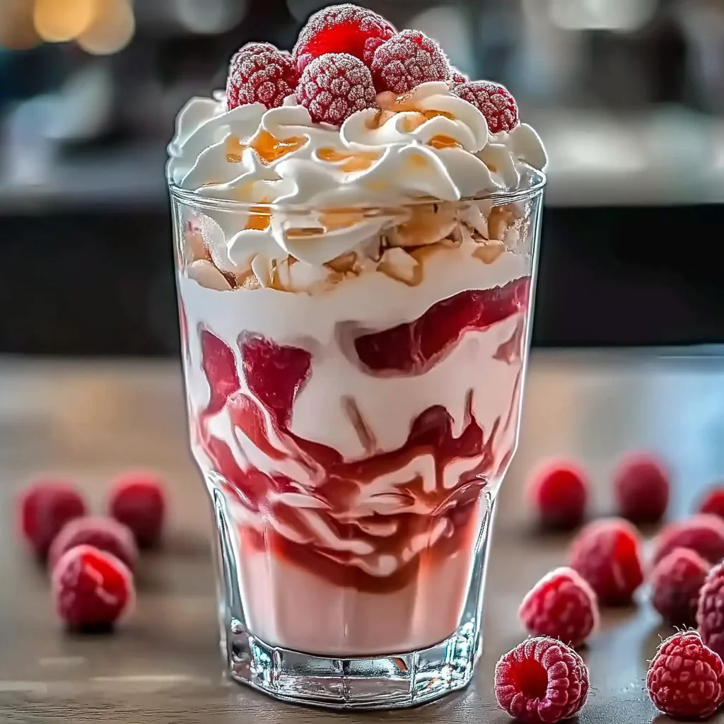 Vanilla Raspberry Iced Latte