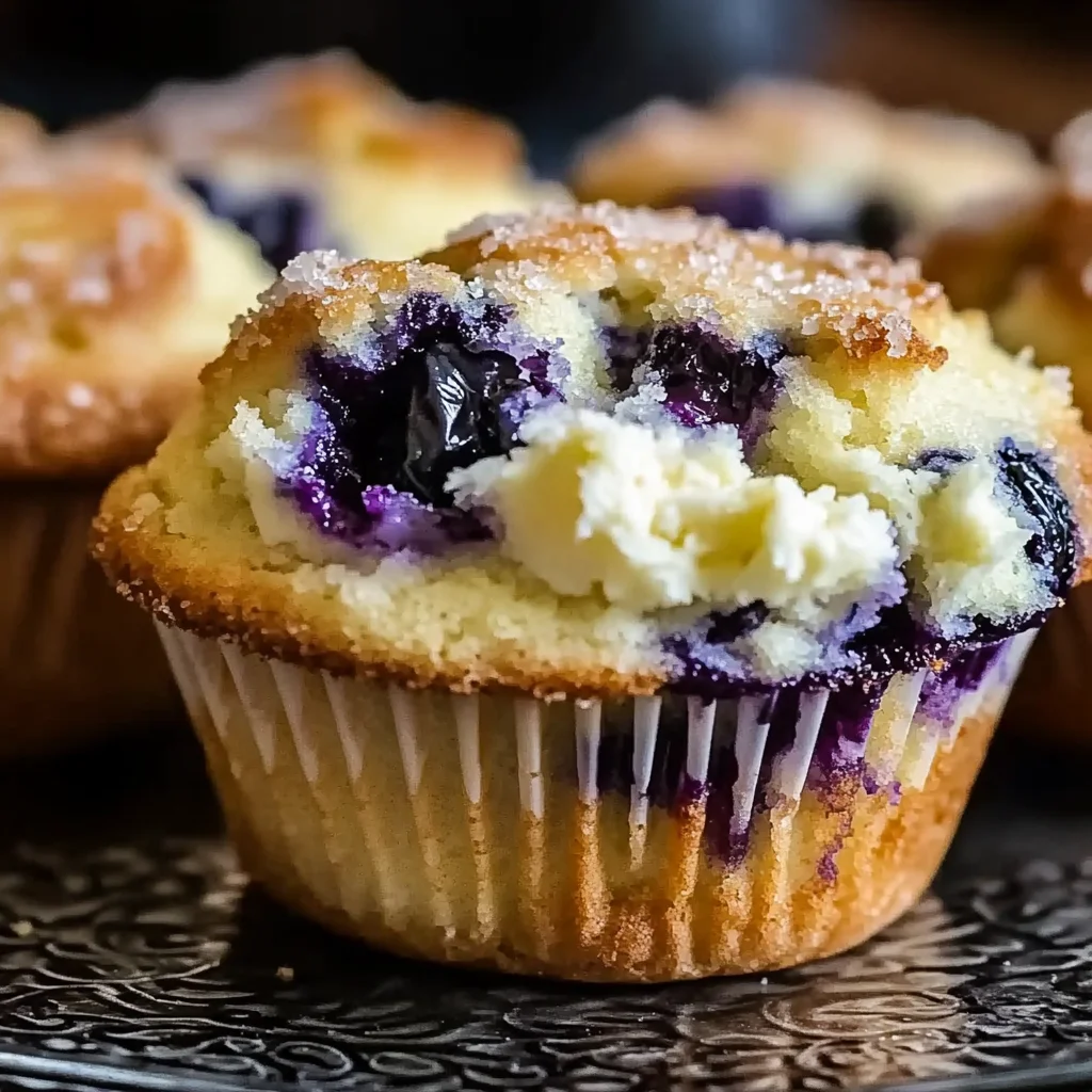 Blueberry Cream Cheese Muffins Recipe