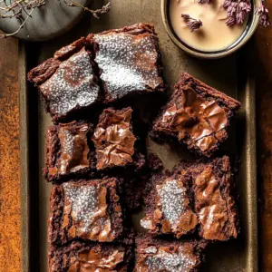 Brown Butter Crinkle Top Brownies