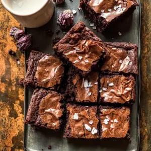 Brown Butter Crinkle Top Brownies