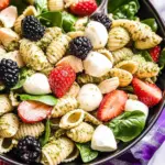 Chicken and Berry Pesto Pasta Salad