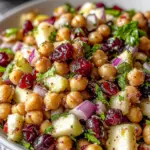 Chickpea Cranberry Salad