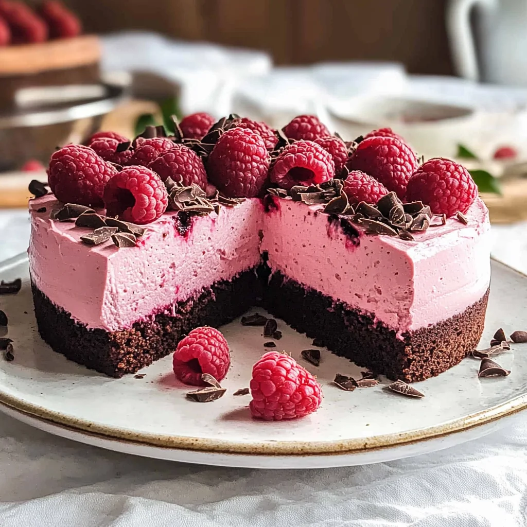 Chocolate Raspberry Mousse Cake Recipe