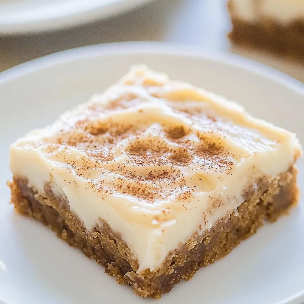 Cinnamon Roll Bars with Cream Cheese Frosting