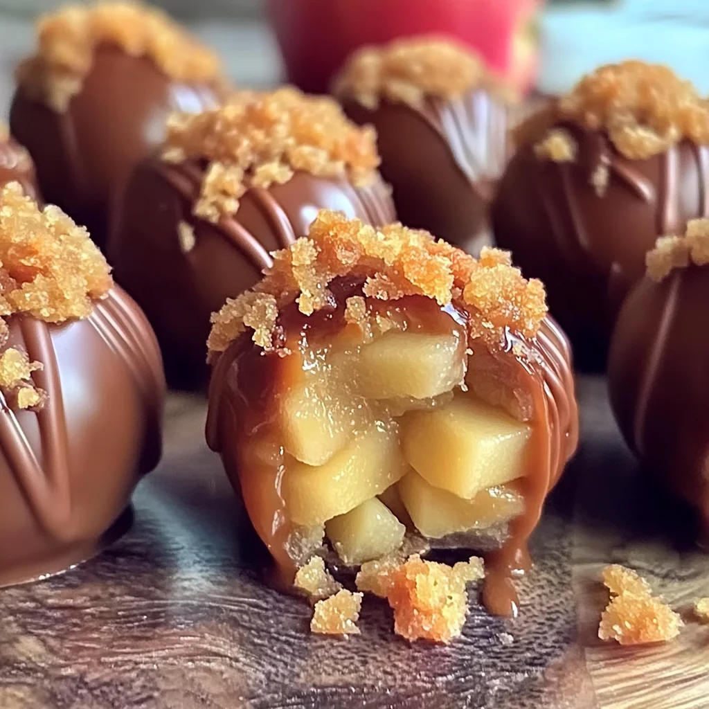 Comforting Caramel Apple Truffles