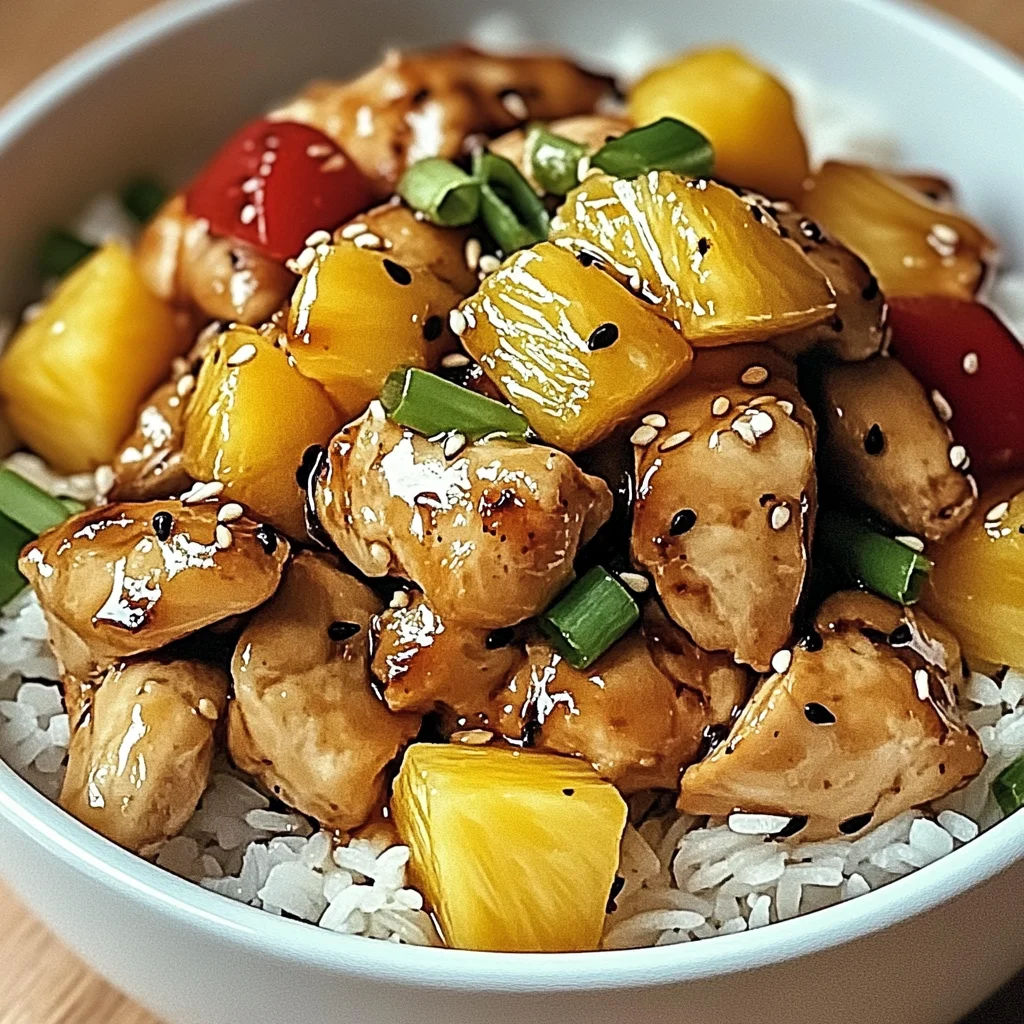 Create a Flavorful Pineapple Chicken and Rice in Just 30 Minutes!