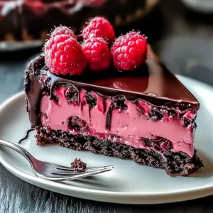 Decadent Dark Chocolate Raspberry Cheesecake You'll Adore