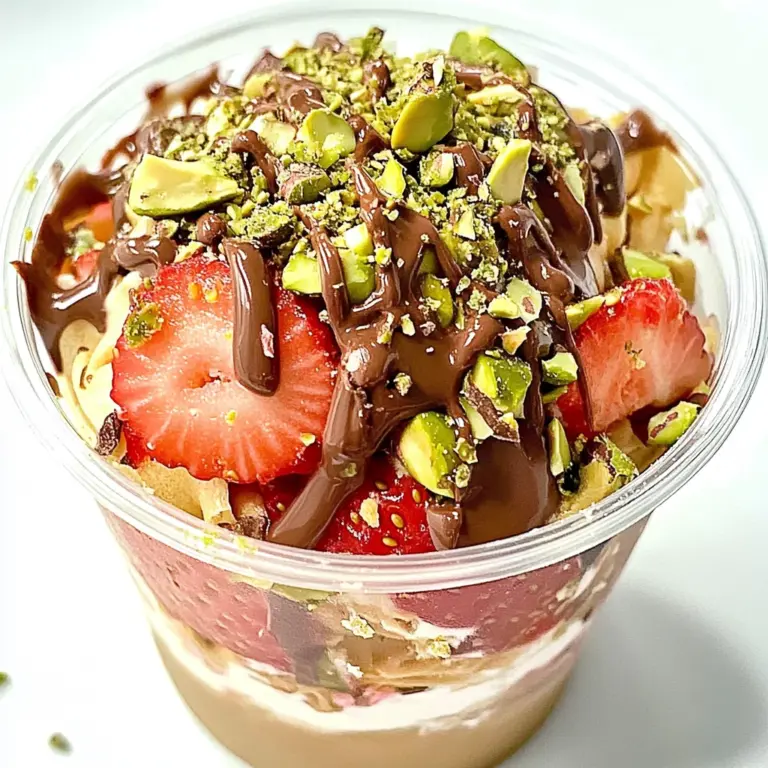 Dubai Strawberry Cups