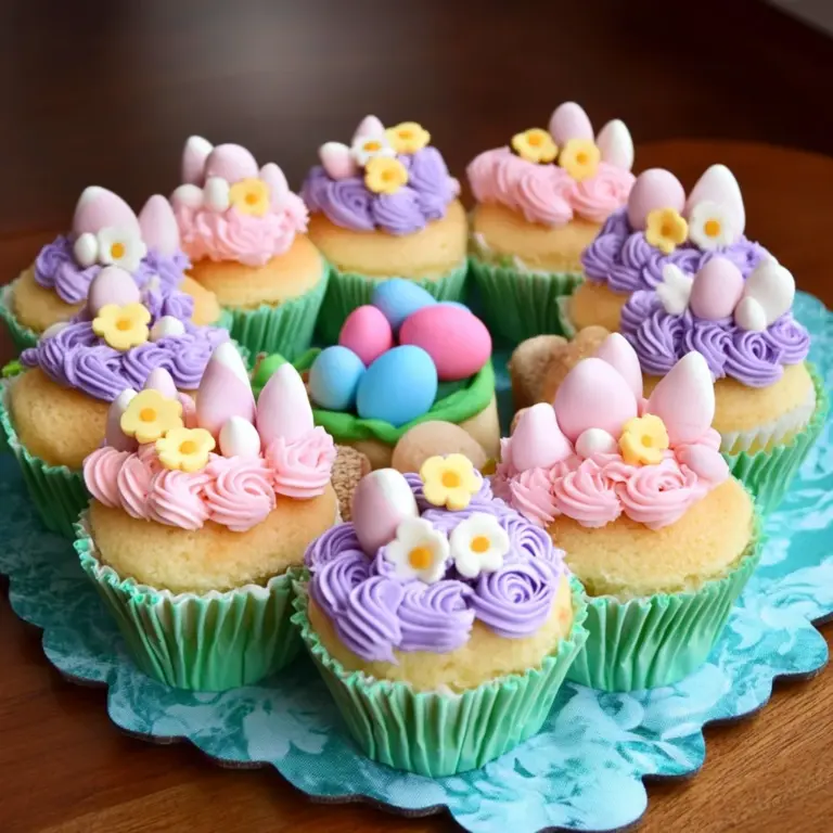 Easter Basket Cupcakes