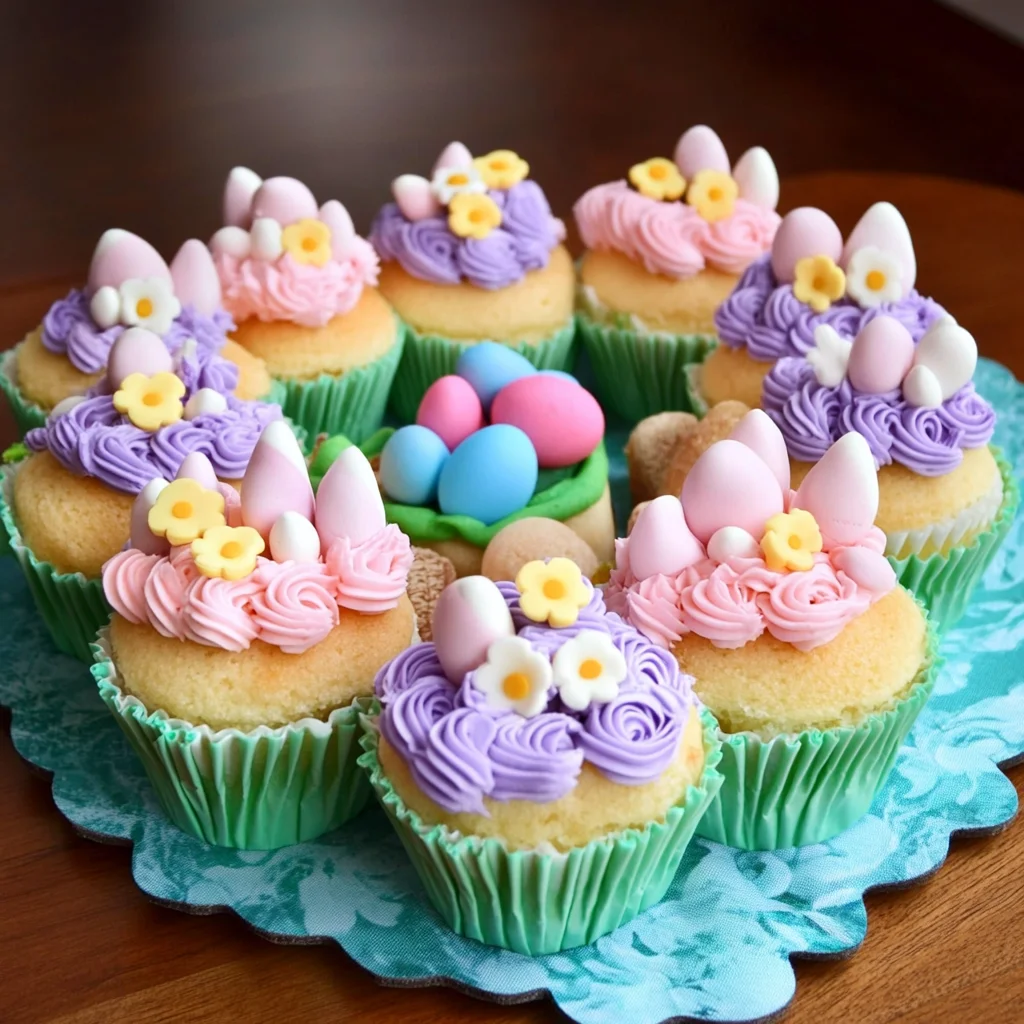 Easter Basket Cupcakes