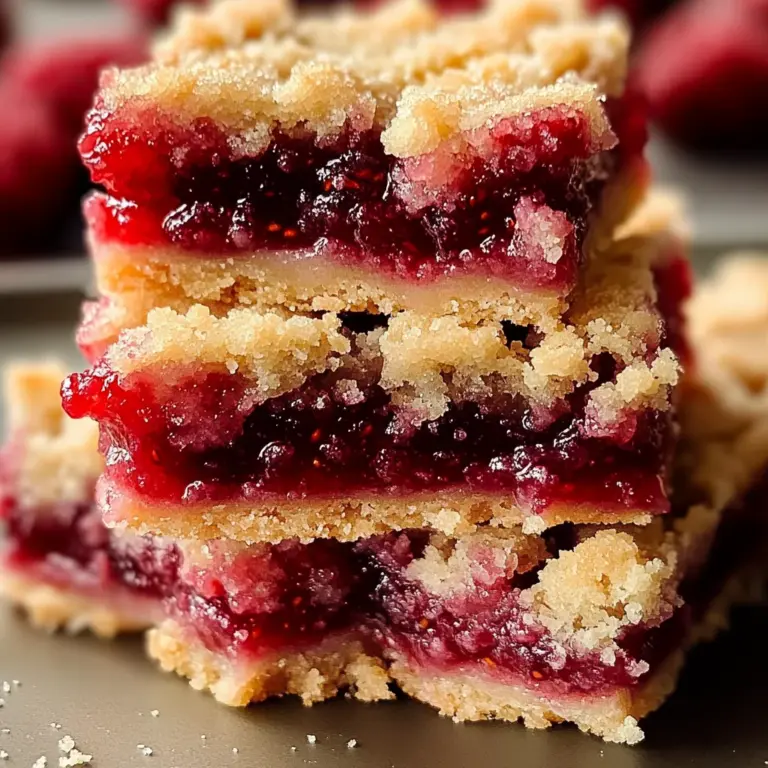 Fabulous Five Ingredient Raspberry Bars