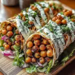 Garlic Herb Roasted Chickpea Wraps: A Flavorful and Nutritious Delight
